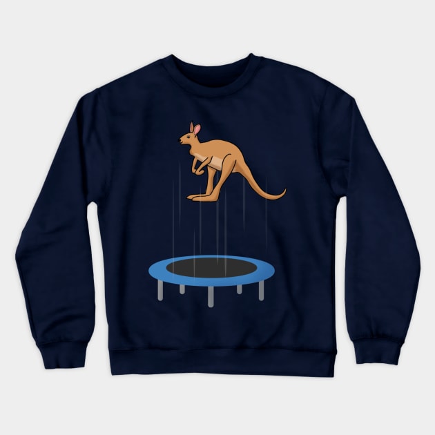 Kangaroo Crewneck Sweatshirt by Vlad.S. Art Studio